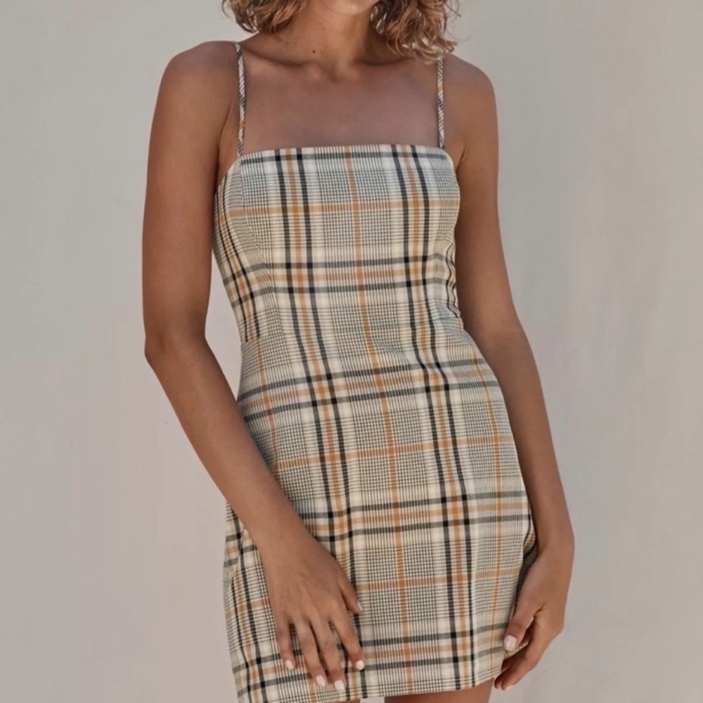 Wilfred mini check dress